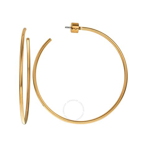 michael kors large delicate hoop earrings|michael kors earrings tk maxx.